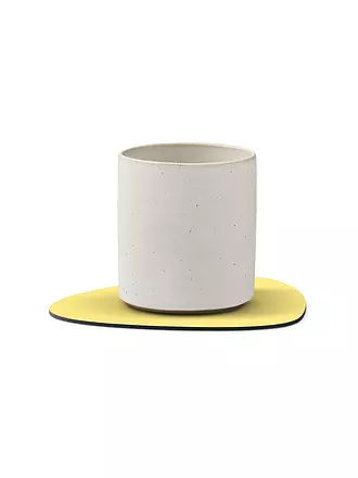 LIND DNA | Glasuntersetzer 11x13cm CURVE Nupo Oval Yellow | 